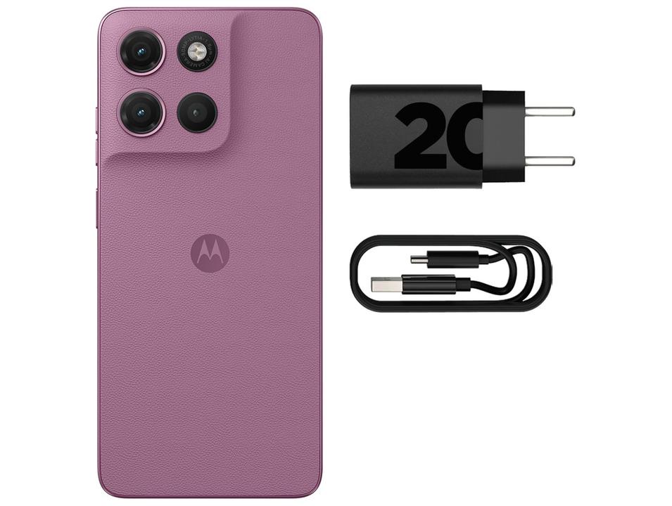Smartphone Motorola G17 256GBGB 12GB RAM Rosa 6,7" Câm. Tripla + Selfie 32MP - 9