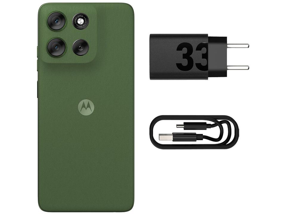 Smartphone Motorola G56 256GB Verde 5G 8GB de RAM 6,7" Full HD+ Câm. Dupla + Selfie 32MP - 11