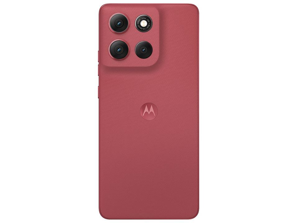 Smartphone Motorola G86 256GB Vermelho 5G 8GB+8GB RAM Boost Inteligente 6,7" Câm. Dupla + Selfie 32MP - 6