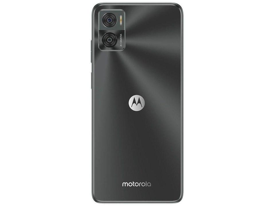 Smartphone Motorola Moto E22 128GB Grafite 4G 4GB RAM 6,5" Câm. Dupla + Selfie 5MP Dual Chip - 13