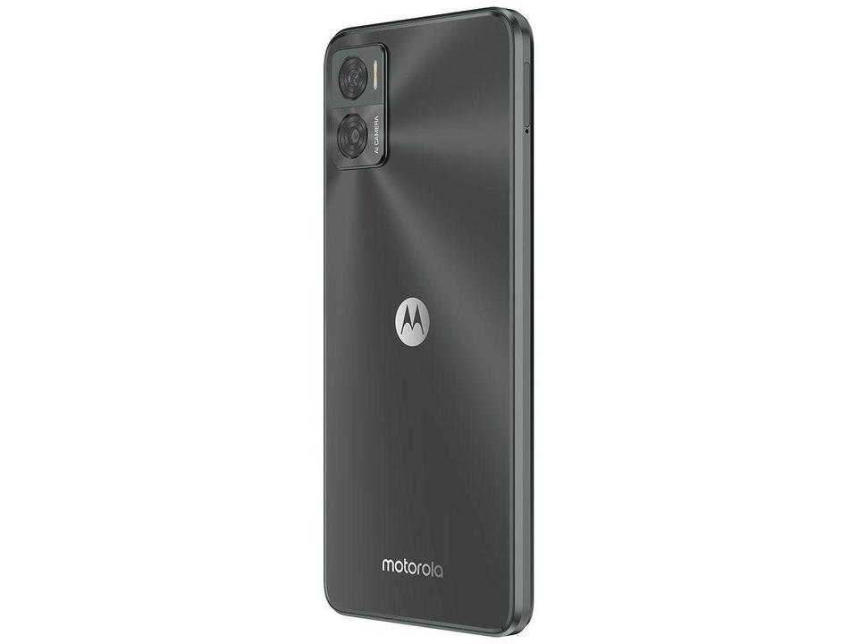 Smartphone Motorola Moto E22 128GB Grafite 4G 4GB RAM 6,5" Câm. Dupla + Selfie 5MP Dual Chip - 14