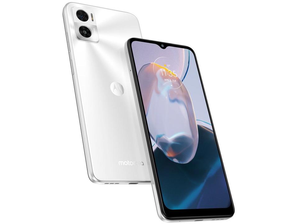 Smartphone Motorola Moto E22 32GB Branco 4G 2GB RAM 6,5” Câm. Dupla + Selfie 5MP Dual Chi - 15