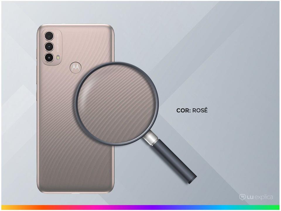 Smartphone Motorola Moto E40 64GB Rosê 4GB RAM Tela 6,5” Câm. Tripla + Selfie 8M - 2