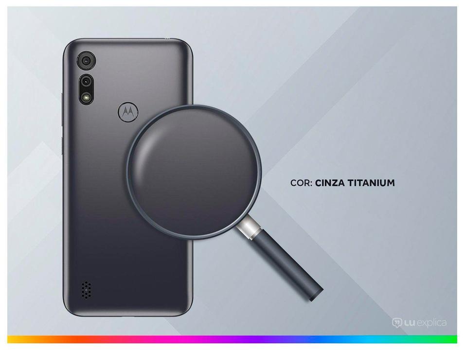 Smartphone Motorola Moto E6i 32GB Cinza Titanium 4G 2GB RAM Tela 6,1” Câm. Dupla + Selfie 5M - 4