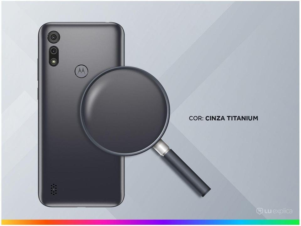 Smartphone Motorola Moto E6i 32GB Cinza Titanium 4G 2GB RAM Tela 6,1” Câm. Dupla + Selfie 5M - 2