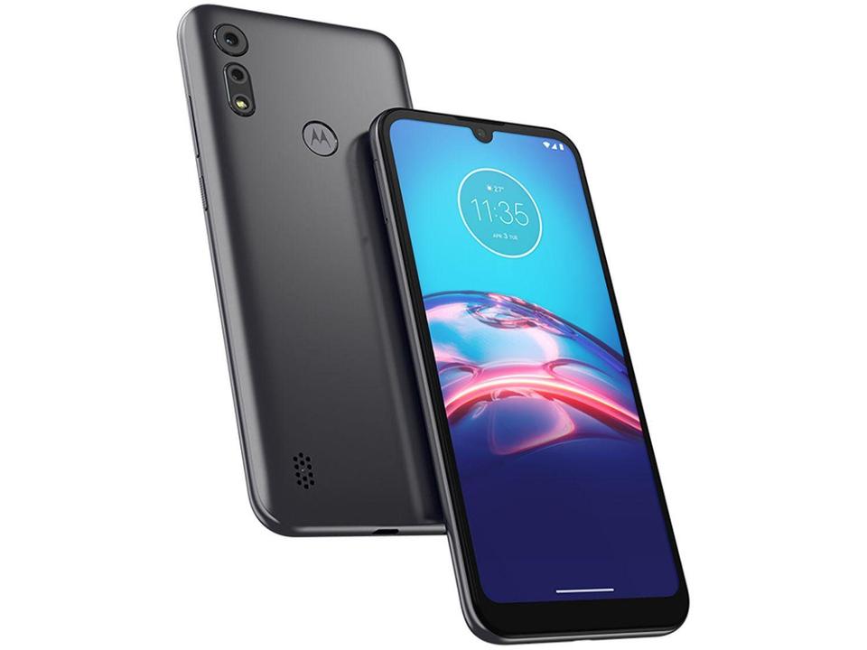 Smartphone Motorola Moto E6i 32GB Cinza Titanium 4G 2GB RAM Tela 6,1” Câm. Dupla + Selfie 5M - 7