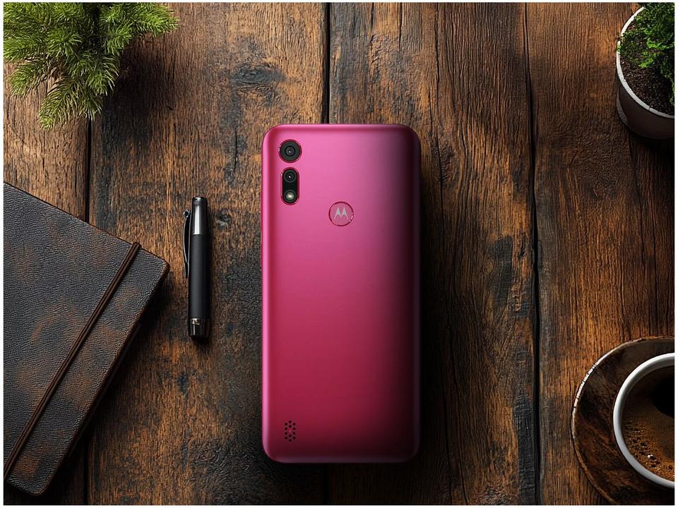 Smartphone Motorola Moto E6i 32GB Pink 4G 2GB RAM Tela 6,1” Câm. Dupla + Selfie 5MP - 4
