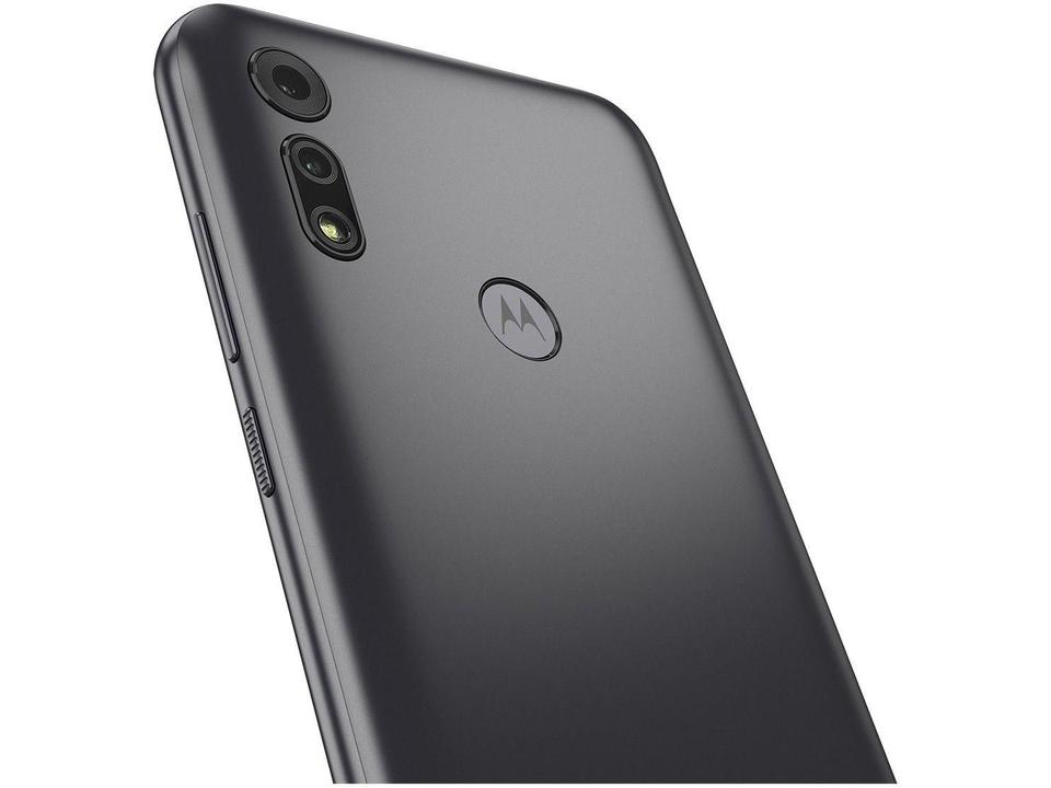 Smartphone Motorola Moto E6S 32GB Cinza Titanium 4G Octa-Core 2GB RAM 6,1” Câm. Dupla + Selfie 5MP - 12