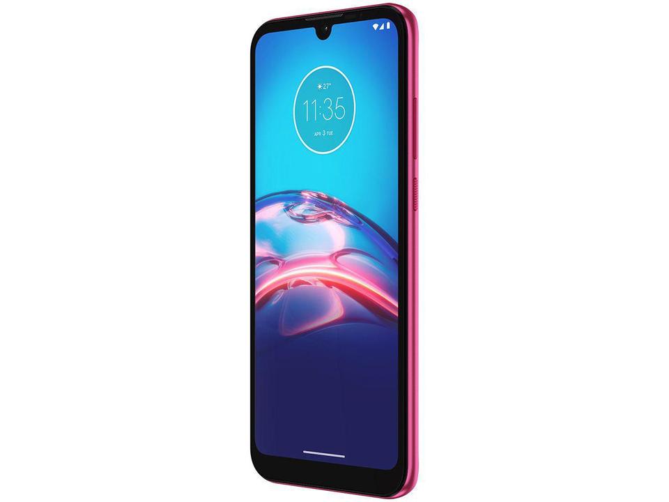 Smartphone Motorola Moto E6S 32GB Pink 4G Octa-Core 2GB RAM 6,1” Câm. Dupla + Selfie 5MP - 12