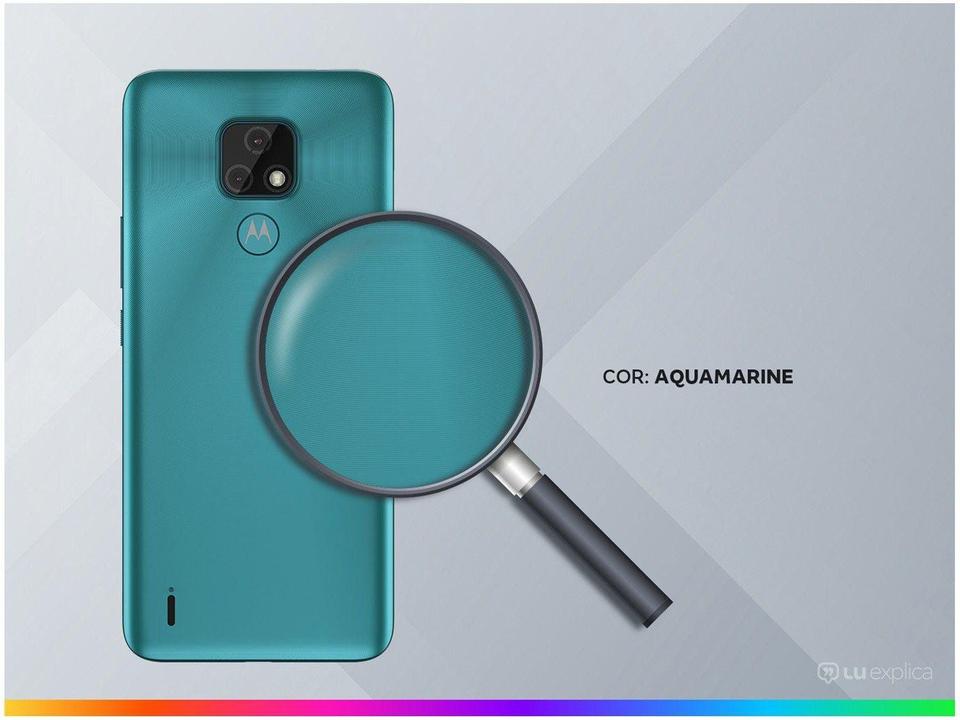 Smartphone Motorola Moto E7 32GB Aquamarine - 4G Octa-Core 2GB RAM 6,5” Câm. Dupla + Selfie 5M - 2