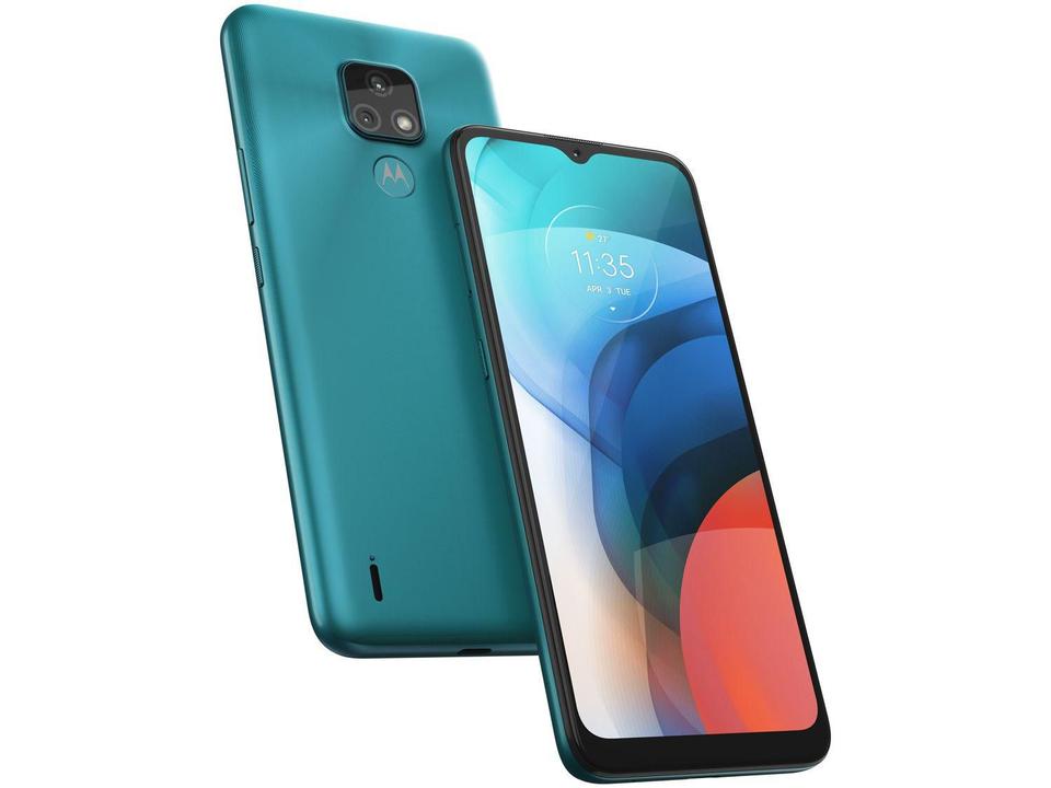 Smartphone Motorola Moto E7 32GB Aquamarine - 4G Octa-Core 2GB RAM 6,5” Câm. Dupla + Selfie 5MP - 14