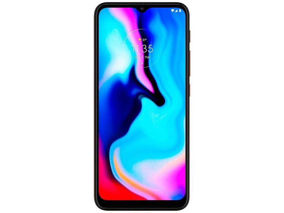 Smartphone Motorola Moto E7 Plus 64GB Bronze Âmbar - 4G Octa-Core 4GB RAM 6,5” Câm. Dupla + Selfie 8M - 4
