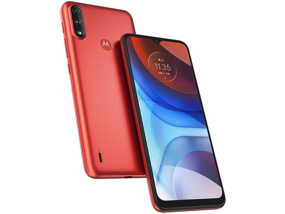 Smartphone Motorola Moto E7 Power 32GB Vermelho - Coral 4G 2GB RAM Tela 6,5” Câm. Dupla + Selfie 5MP - 14