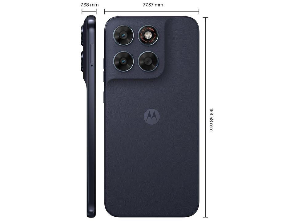 Smartphone Motorola Moto G Max 256GB 5G 8GB RAM 16GB RAM Boost Inteligente Grafite 6,8" Câm. Dupla 200MP+8MP Selfie 32MP - 7