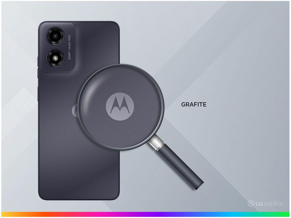 Smartphone Motorola Moto G04s 128GB Grafite 4GB RAM 6,6" Câm 50MP + Selfie 5MP Dual Chip - 2