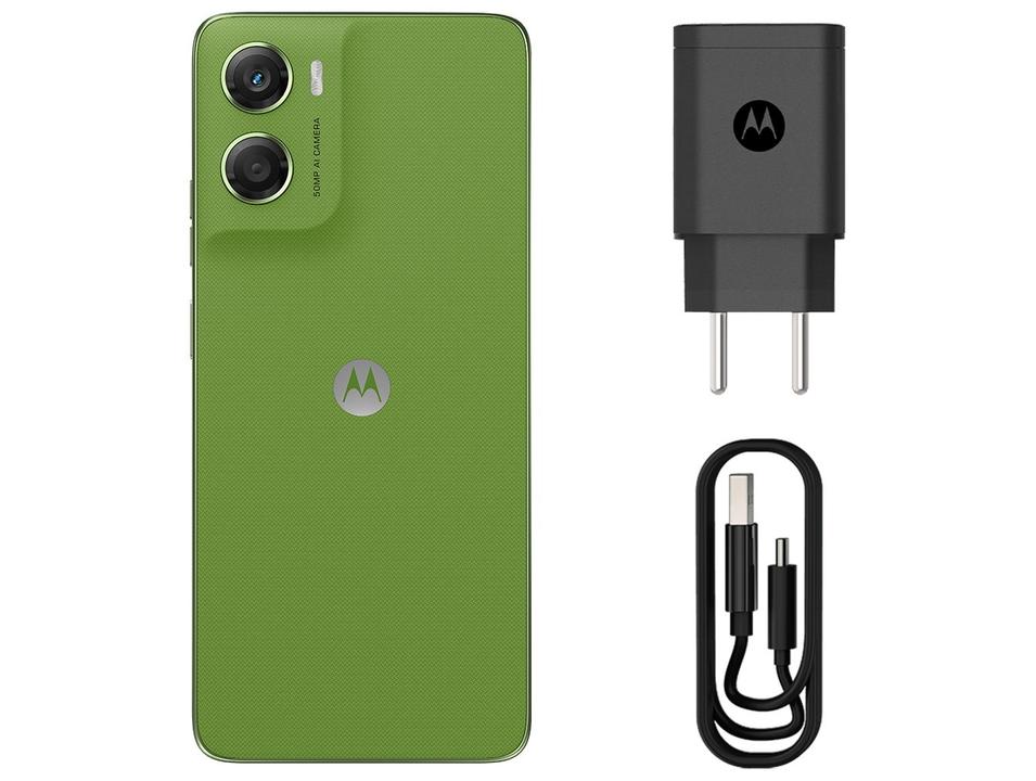 Smartphone Motorola Moto g06 256GB 4GB Ram Verde 6,9" Câm. 50MP + Selfie 8MP - 11
