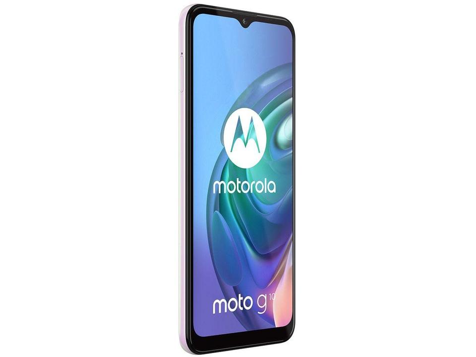 Smartphone Motorola Moto G10 64GB Branco Floral 4G 4GB RAM Tela 6,5” Câm. Quádrupla + Selfie 8M - 6