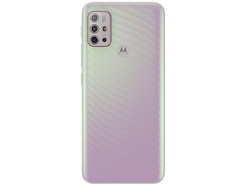 Smartphone Motorola Moto G10 64GB Branco Floral 4G 4GB RAM Tela 6,5” Câm. Quádrupla + Selfie 8MP - 9