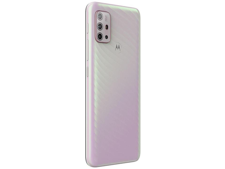 Smartphone Motorola Moto G10 64GB Branco Floral 4G 4GB RAM Tela 6,5” Câm. Quádrupla + Selfie 8MP - 10