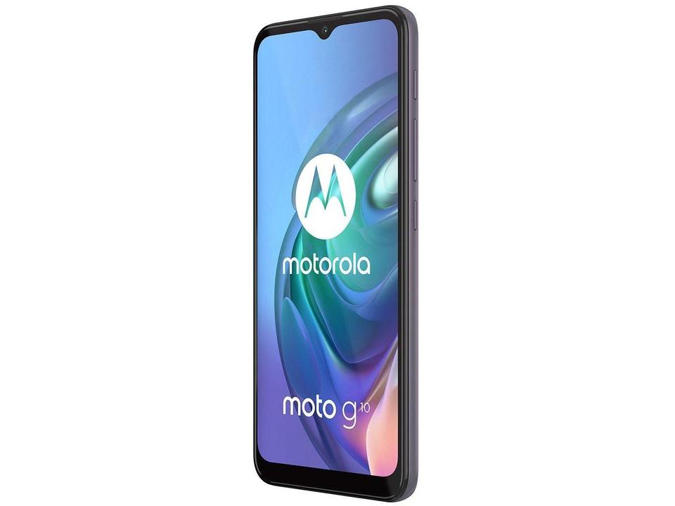 Smartphone Motorola Moto G10 64GB Cinza Aurora 4G 4GB RAM Tela 6,5” Câm. Quádrupla + Selfie 8M - 4