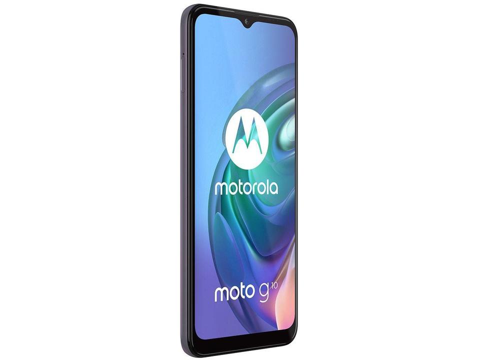 Smartphone Motorola Moto G10 64GB Cinza Aurora 4G 4GB RAM Tela 6,5” Câm. Quádrupla + Selfie 8M - 6