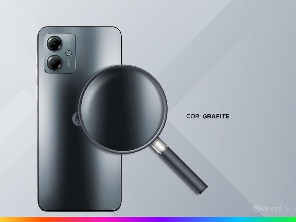 Smartphone Motorola Moto G14 128GB Grafite 4G Octa-Core 4 GB RAM 6,5" Câm. Dupla + Selfie 8MP Dual Nano SIM - 2