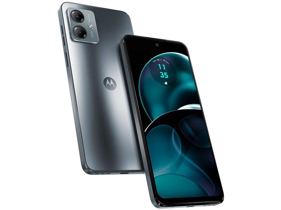 Smartphone Motorola Moto G14 128GB Grafite 4G Octa-Core 4 GB RAM 6,5" Câm. Dupla + Selfie 8MP Dual Nano SIM - 15