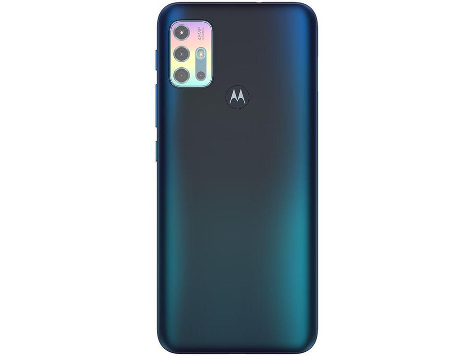 Smartphone Motorola Moto G20 64GB Azul 4G - 4GB RAM Tela 6,5” Câm. Quádrupla + Selfie 13MP - 9