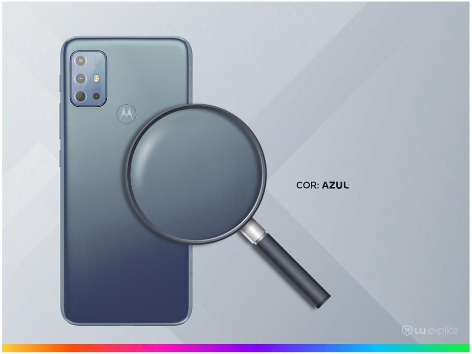 Smartphone Motorola Moto G20 64GB Azul 4G - 4GB RAM Tela 6,5” Câm. Quádrupla + Selfie 13M - 2