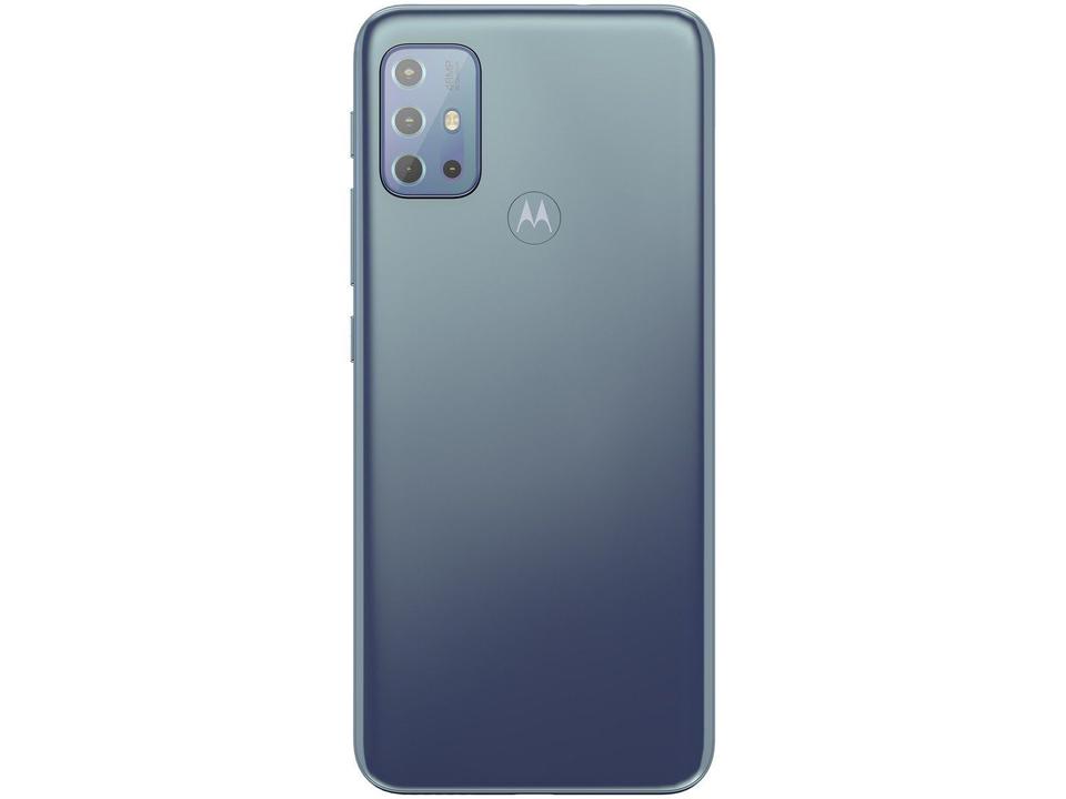 Smartphone Motorola Moto G20 64GB Azul 4G - 4GB RAM Tela 6,5” Câm. Quádrupla + Selfie 13M - 8