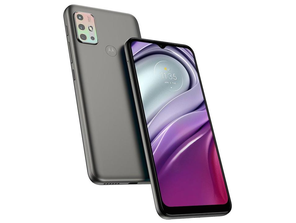 Smartphone Motorola Moto G20 64GB Grafite 4G 4GB RAM Tela 6,5” Câm. Quadrupla + Câm Selfie 13M - 16