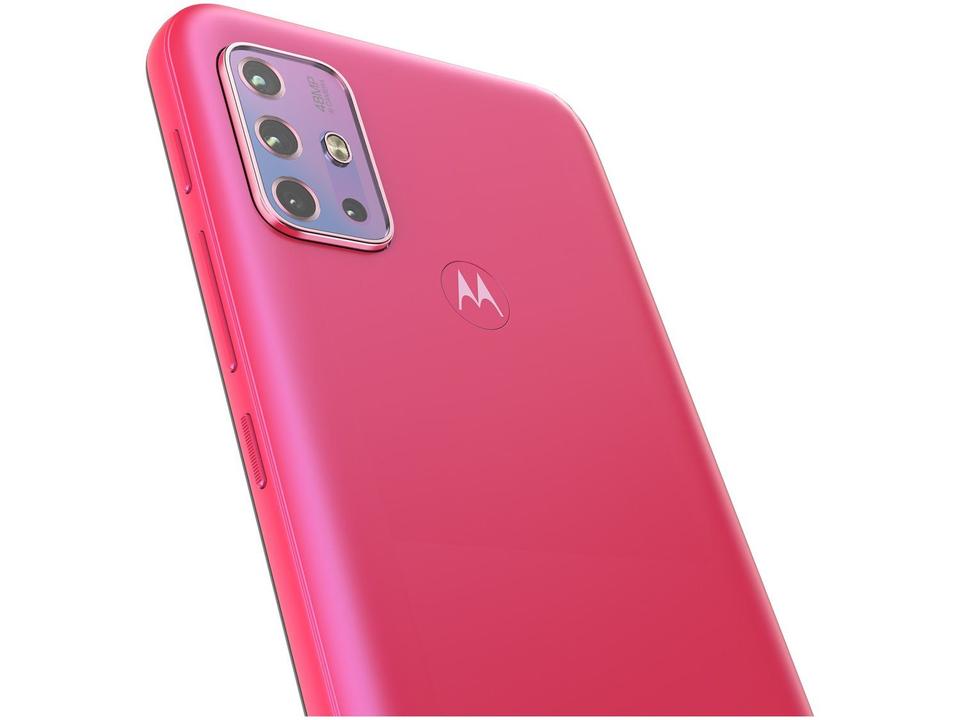 Smartphone Motorola Moto G20 64GB Pink 4G 4GB RAM Tela 6,5” Câm. Quádrupla + Selfie 13M - 13