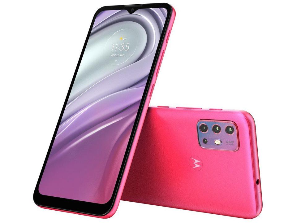 Smartphone Motorola Moto G20 64GB Pink 4G 4GB RAM Tela 6,5” Câm. Quádrupla + Selfie 13M - 15