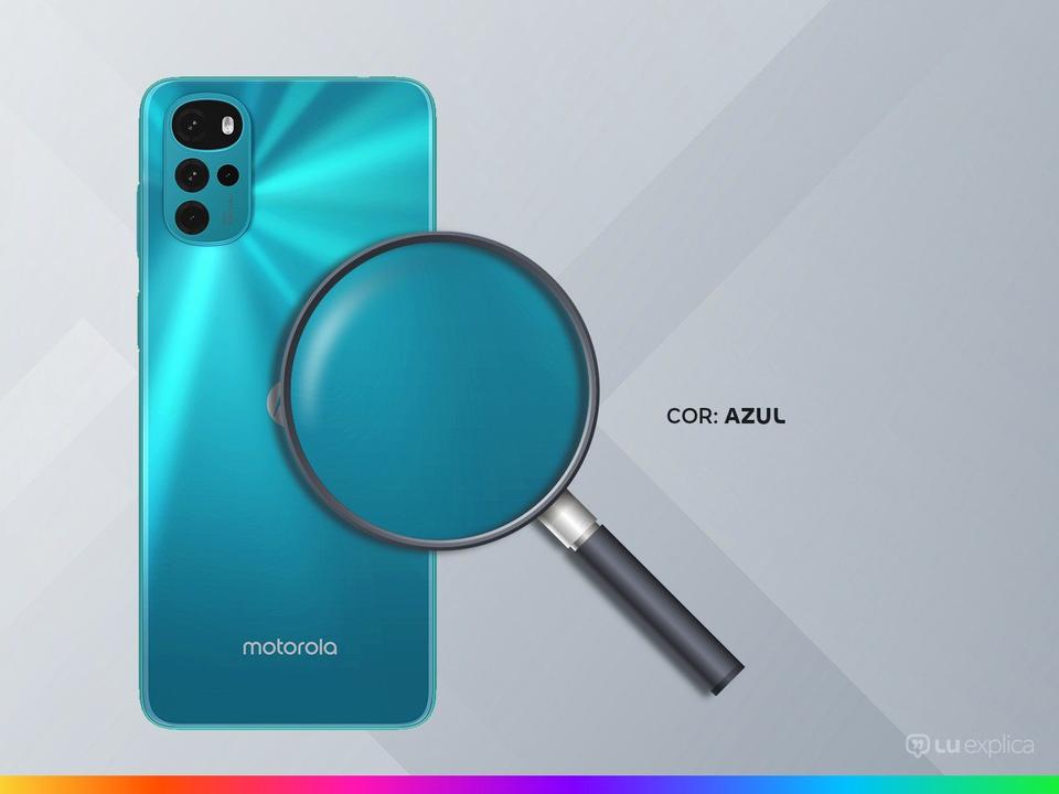 Smartphone Motorola Moto G22 128GB Azul 4G 4GB RAM Tela 6,5" Câm. Quádrupla + Selfie 16MP - 2