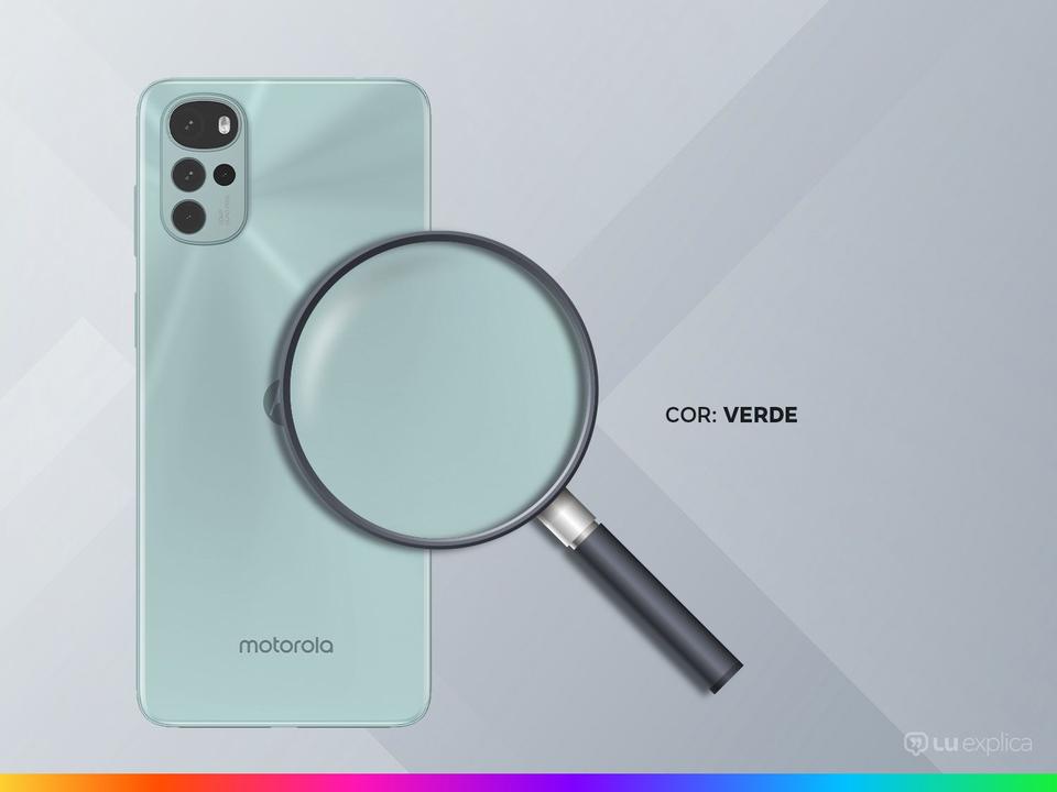 Smartphone Motorola Moto G22 128GB Verde 4G 4GB RAM Tela 6,5" Câm. Quádrupla + Selfie 16MP - 2