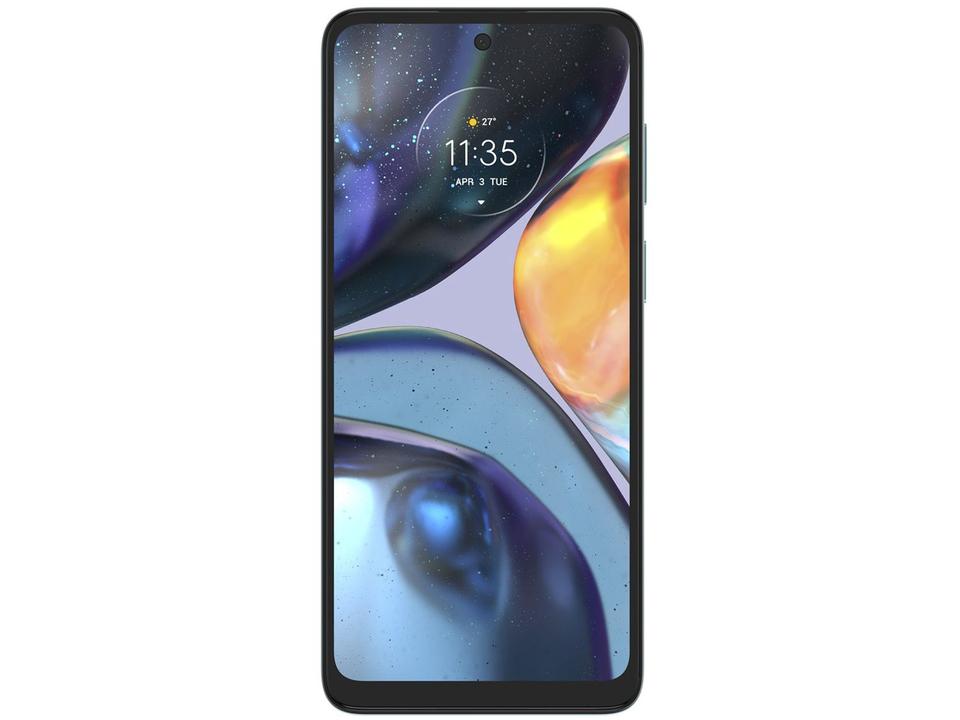 Smartphone Motorola Moto G22 128GB Verde 4G 4GB RAM Tela 6,5" Câm. Quádrupla + Selfie 16MP - 6