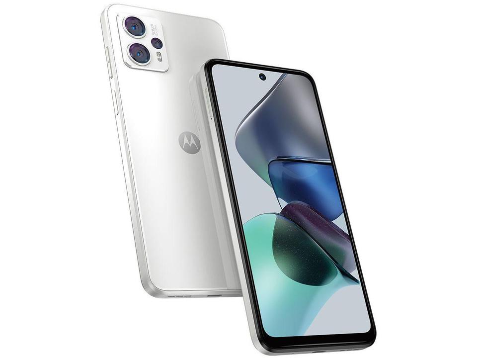 Smartphone Motorola Moto G23 128GB Branco 4G Octa-Core 4GB RAM 6,5" Câm. Tripla + Selfie 16MP Dual Chip - 18