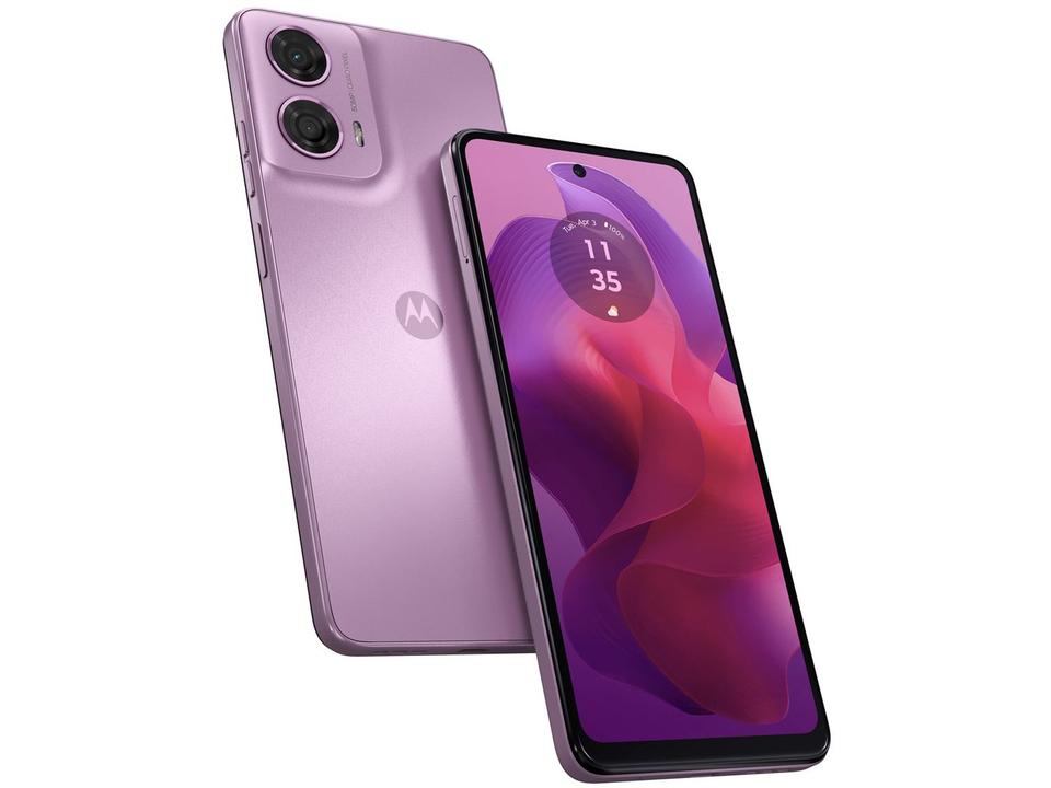 Smartphone Motorola Moto G24 128GB Rosa 4GB + 4GB RAM Boost 6,6" Câm. Dupla + Selfie 8MP Dual Chip - 14