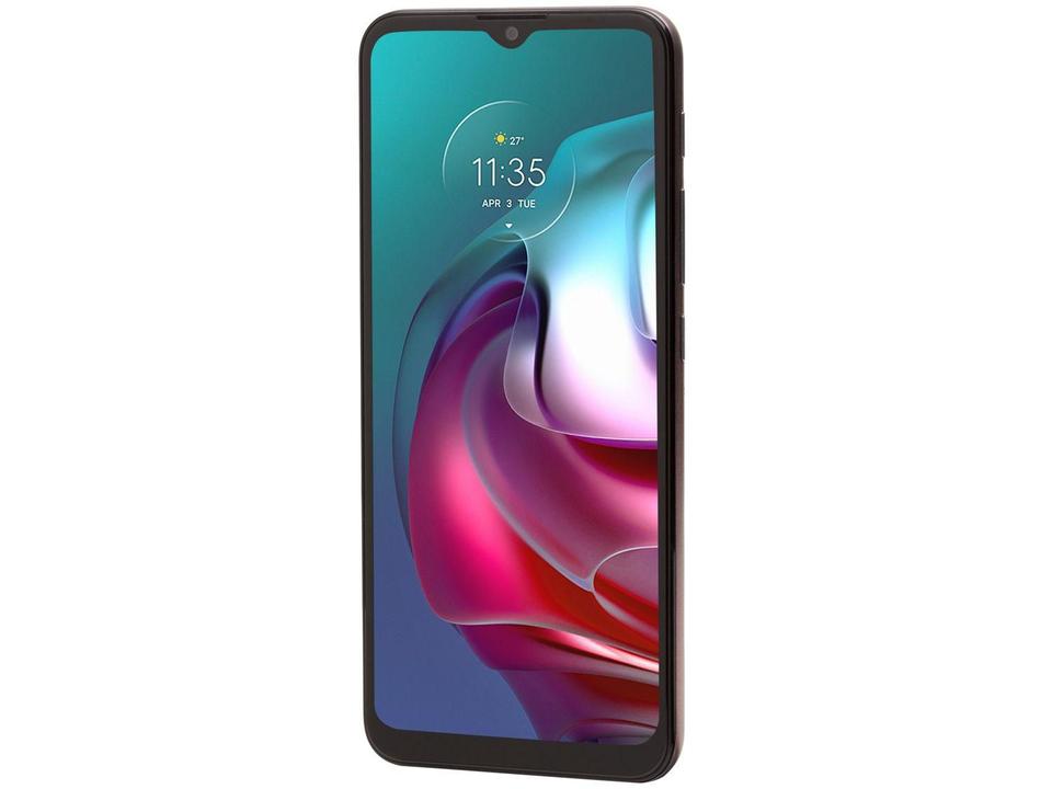 Smartphone Motorola Moto G30 128GB Dark Prism 4G - 4GB RAM Tela 6,5” Câm. Quádrupla + Selfie 13MP - 12