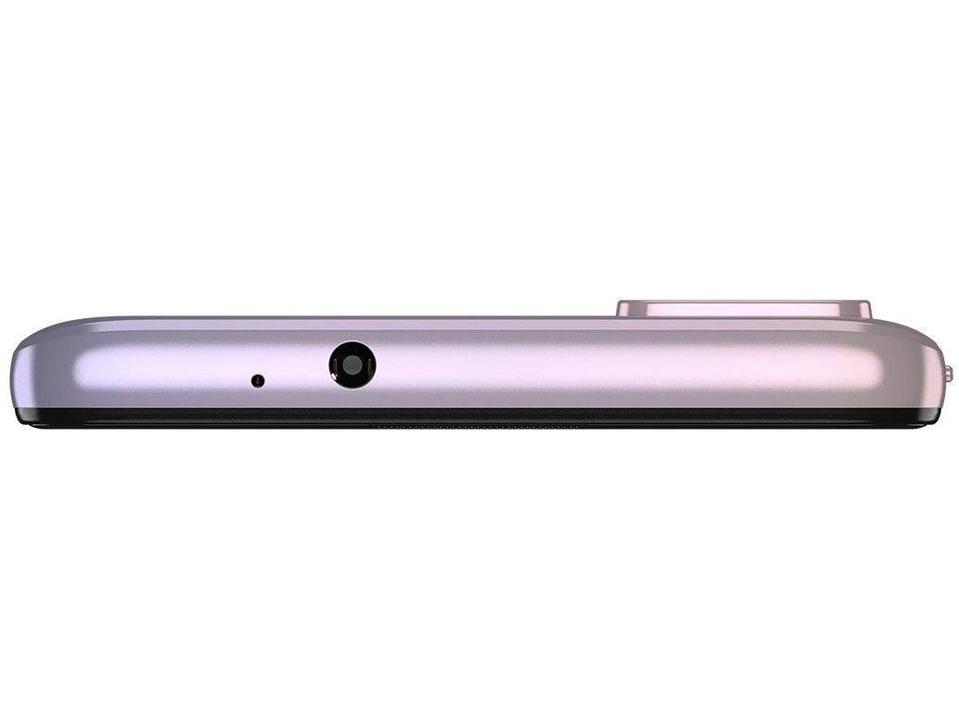 Smartphone Motorola Moto G30 128GB White Lilac 4G - 4GB RAM Tela 6,5” Câm. Quádrupla + Selfie 13M - 13