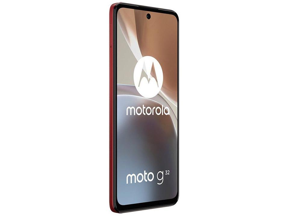 Smartphone Motorola Moto G32 128GB Vermelho 4G Octa-Core 4GB RAM 6,5” Câm. Tripla + Selfie 16M - 7