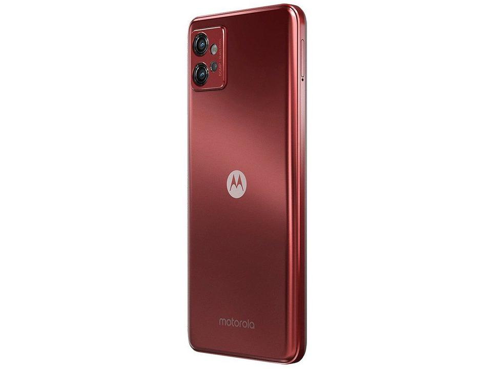 Smartphone Motorola Moto G32 128GB Vermelho 4G Octa-Core 4GB RAM 6,5” Câm. Tripla + Selfie 16M - 9