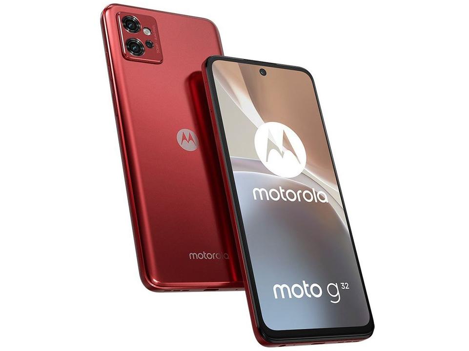 Smartphone Motorola Moto G32 128GB Vermelho 4G Octa-Core 4GB RAM 6,5” Câm. Tripla + Selfie 16MP - 15