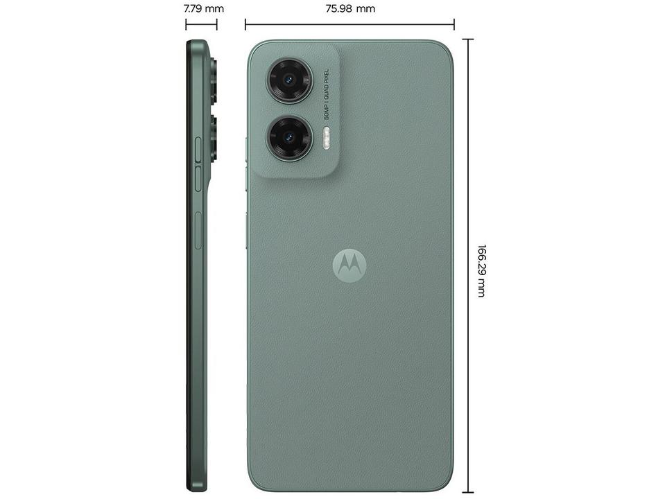 Smartphone Motorola Moto G35 256GB Cinza 5G 4GB RAM+8GB Ram Boost 5G 6,7" Câm. Dupla + Selfie 16MP - 11