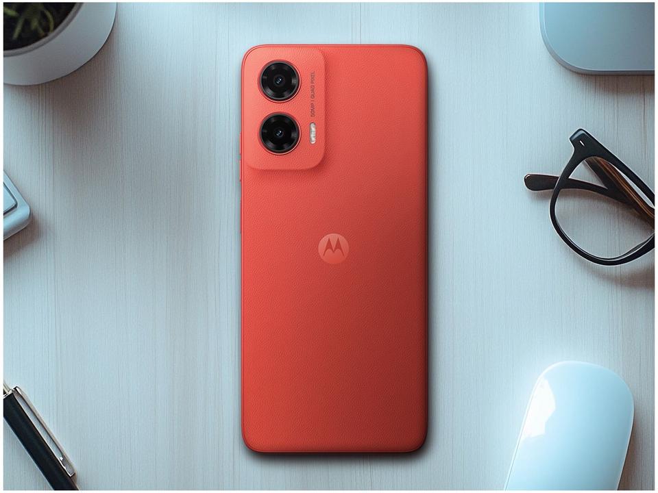 Smartphone Motorola Moto G35 256GB Coral 5G 4GB RAM+8GB Ram Boost 5G 6,7" Câm. Dupla + Selfie 16MP - 5