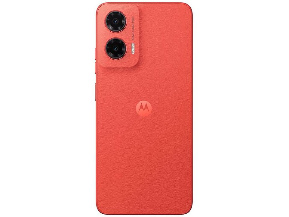 Smartphone Motorola Moto G35 256GB Coral 5G 4GB RAM+8GB Ram Boost 5G 6,7" Câm. Dupla + Selfie 16MP - 8