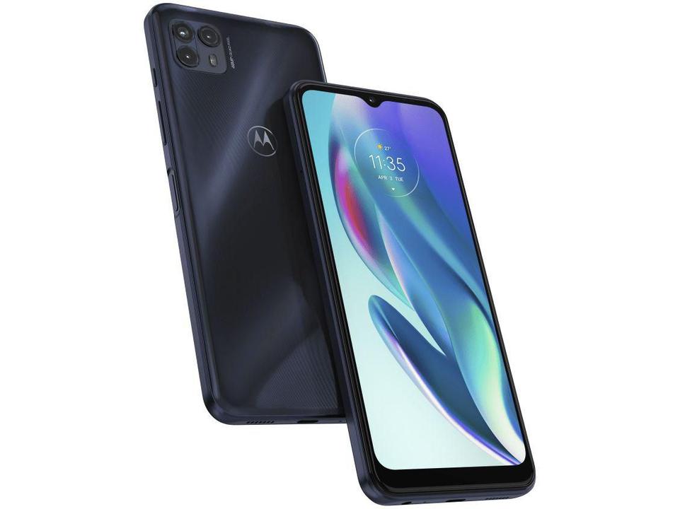 Smartphone Motorola Moto G50 128GB Azul 5G Octa-Core 6,5” Câm. Tripla + Selfie 13MP Dual Chip - 8