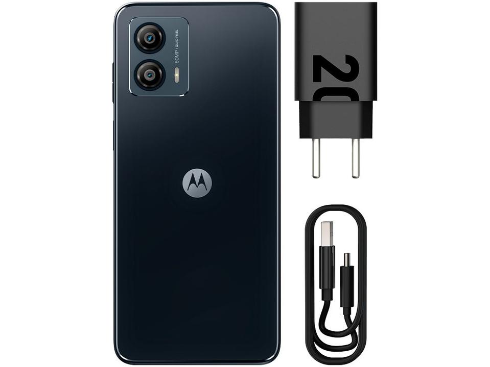 Smartphone Motorola Moto G53 128GB Grafite 5G Snapdragon 480+ Octa-Core 4GB RAM 6,5" Câm. Dupla + Selfie 8MP Dual Chip - 8