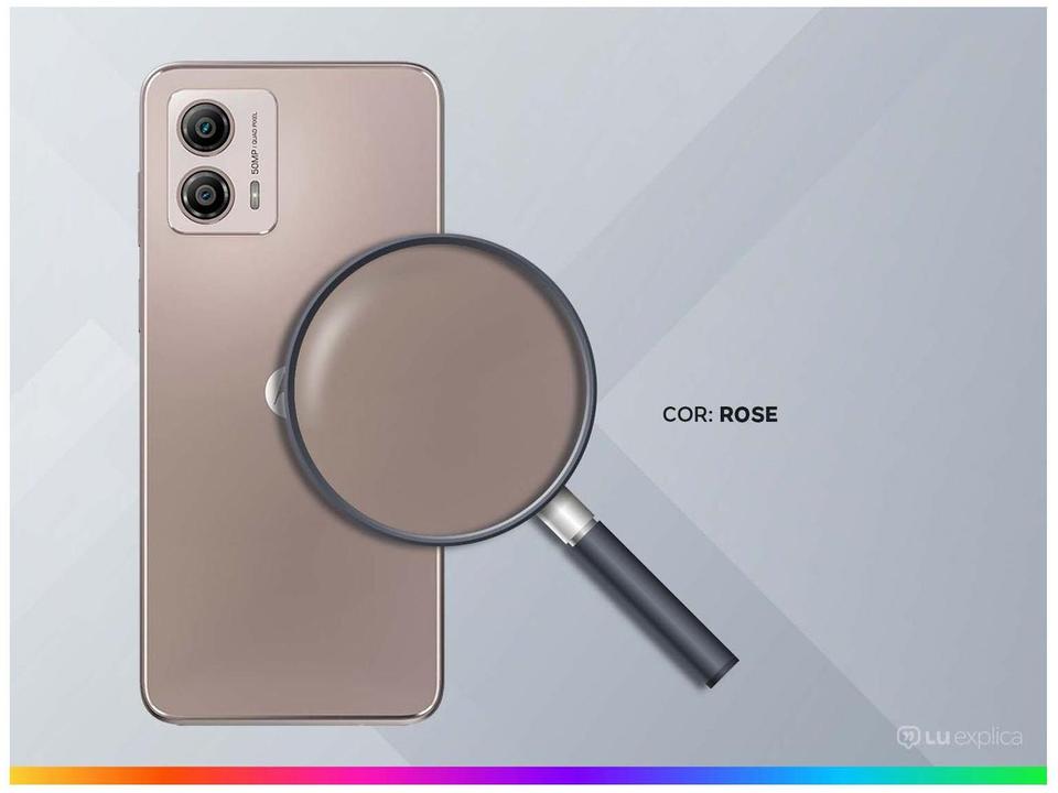 Smartphone Motorola Moto G53 128GB Rosê 5G Snapdragon 480+ Octa-Core 4GB RAM 6,5" Câm. Dupla + Selfie 8MP Dual Chip - 2