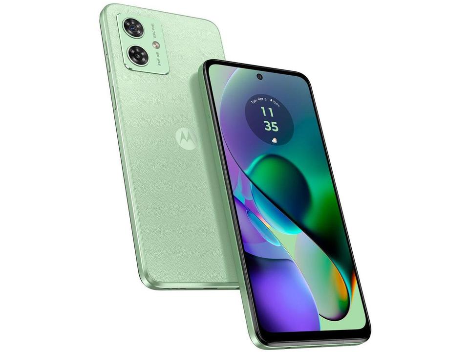 Smartphone Motorola Moto G54 256GB Verde 5G 8GB RAM 6,5" Câm. Dupla + Selfie 16MP Dual Chip - 15
